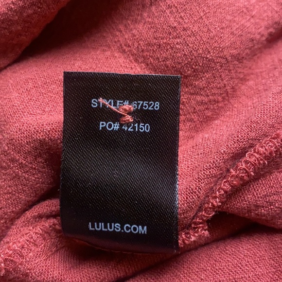 NWOT Lulu’s Off The Shoulder Jumpsuit w/Tie & Ruffles - Picture 7 of 7